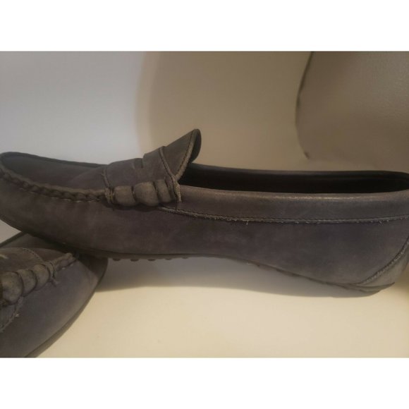 Allen Edmonds AE  Men's Penny Loafers Gray Suede Shoes Size 10 D - Picture 6 of 12